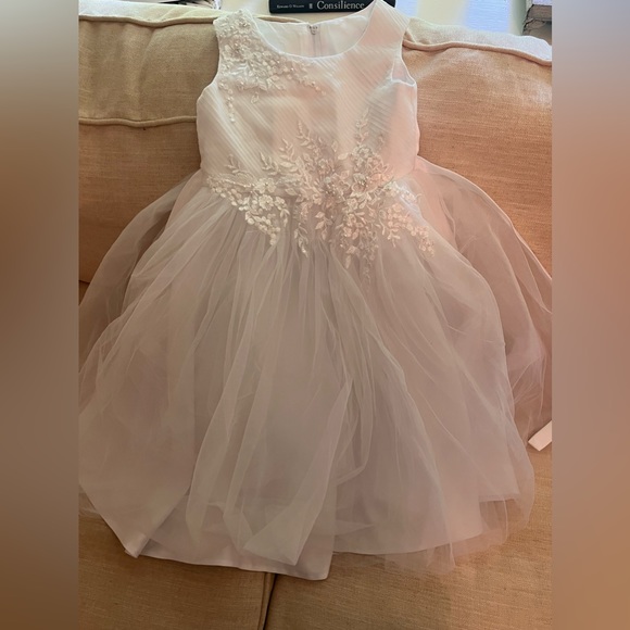 European Boutique Used Flower Girl Dress Size 3T - Picture 1 of 4